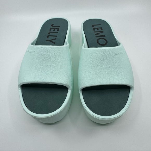 LEMON JELLY SUNNY AQUA GREEN SZ 38 US 7.5 - Picture 2 of 10